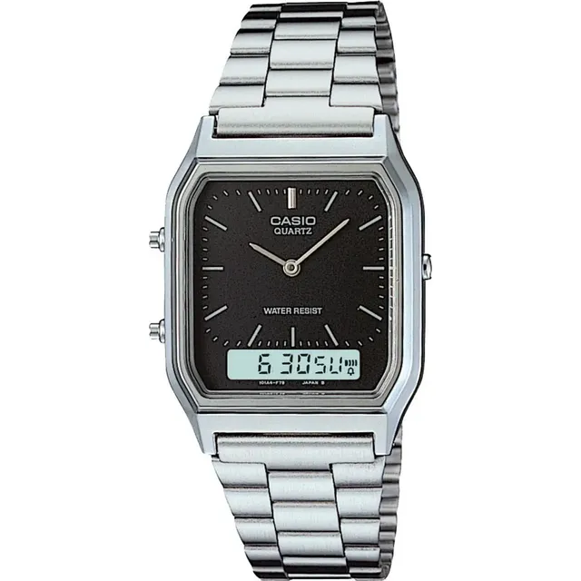 Relógio Casio Unissex Vintage AQ-230A-1DMQ Prateado