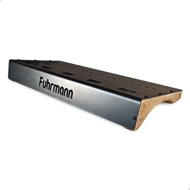 Pedalboard Luxo Detalhe em Madeira Universal com Velcro Fuhrmann PB5